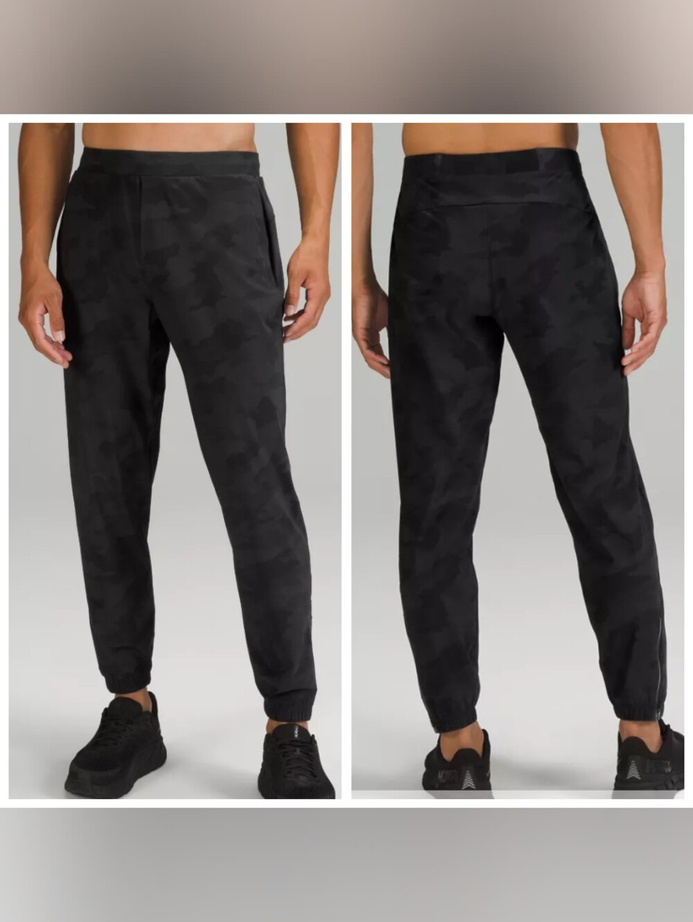 Lululemon Heritage Camo Surge Jogger 31" Tall Men's Large Zip Cuff Track Pants